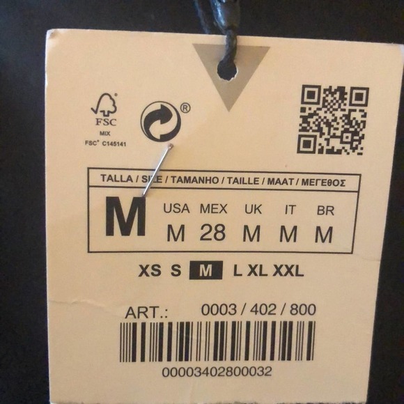 Zara Black  Bodysuit square neckline With Shoulder pads NWT Size Small - Picture 6 of 6